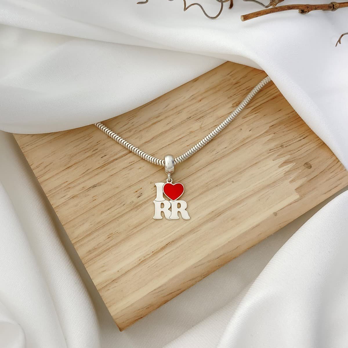 Berloque I Love Roraima Vermelho 2