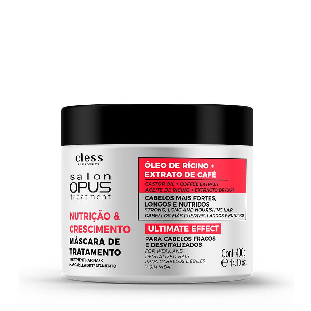 Salon Opus Máscara de Tratamento Nutrição & Crescimento 400g 400g 1