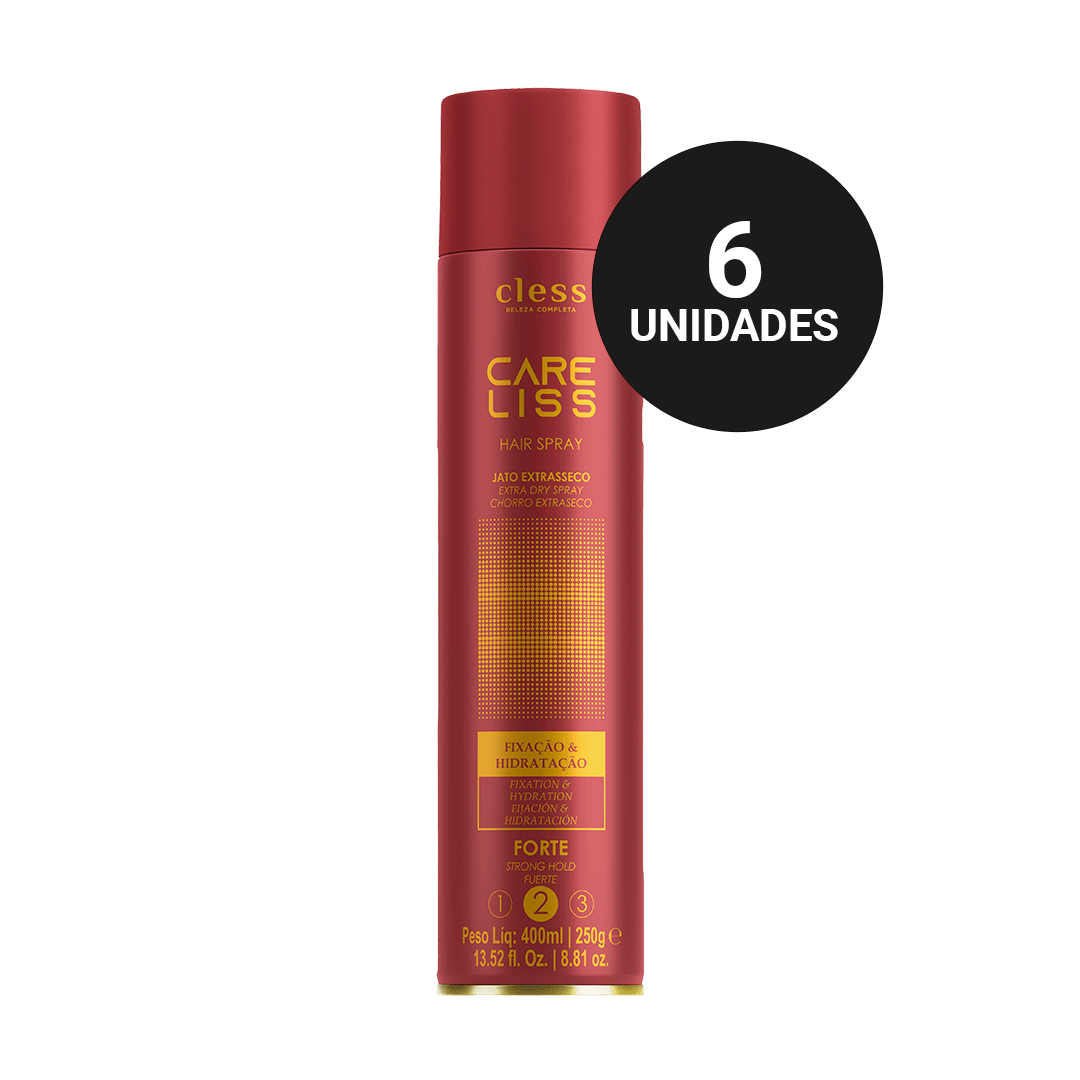 Kit Profissional Hair Spray Care Liss Forte (6x400ml) ÚNICO 1