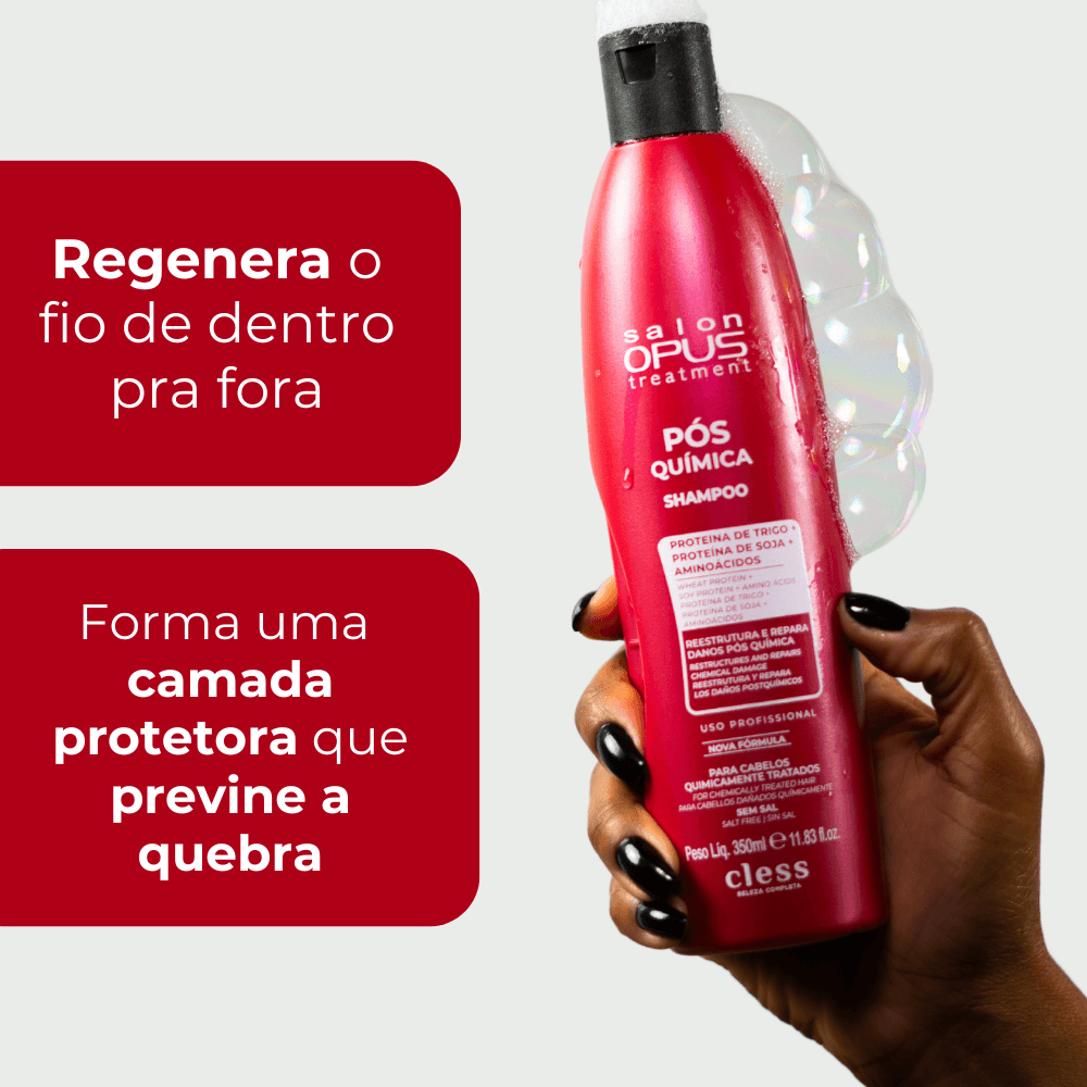 Condicionador pós Química Salon Opus 350ml 350ml 3
