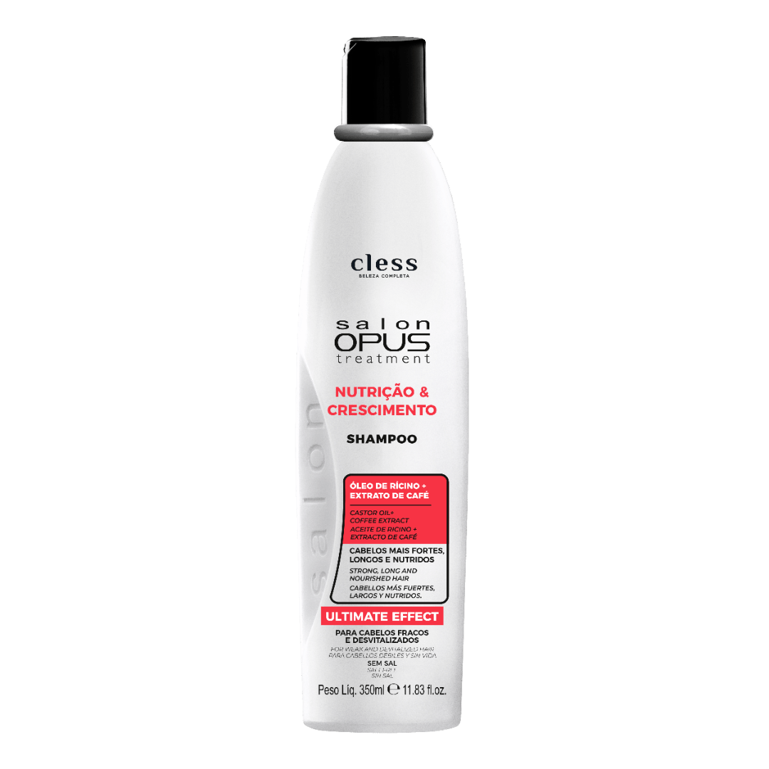 Salon Opus Shampoo Nutrição & Crescimento 350ml 350ml 1