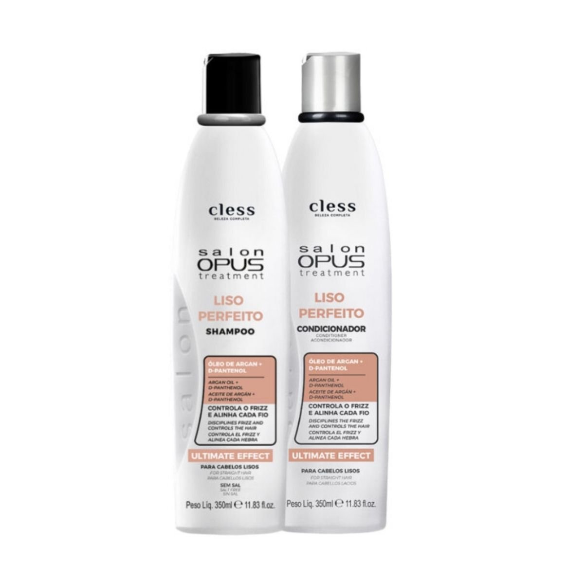 Kit Salon Opus Liso Perfeito 2pc (Sh 350ml + Cond 350ml) ÚNICO 1