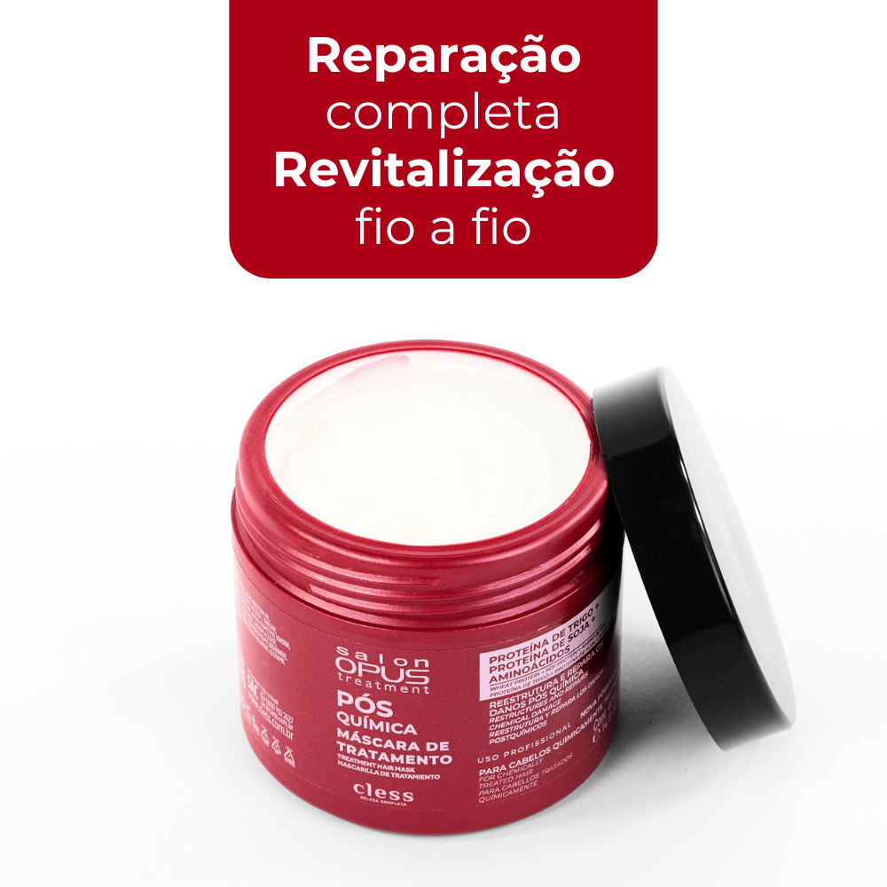 Mascara para tratamento pós química Salon Opus 400g 400g 2
