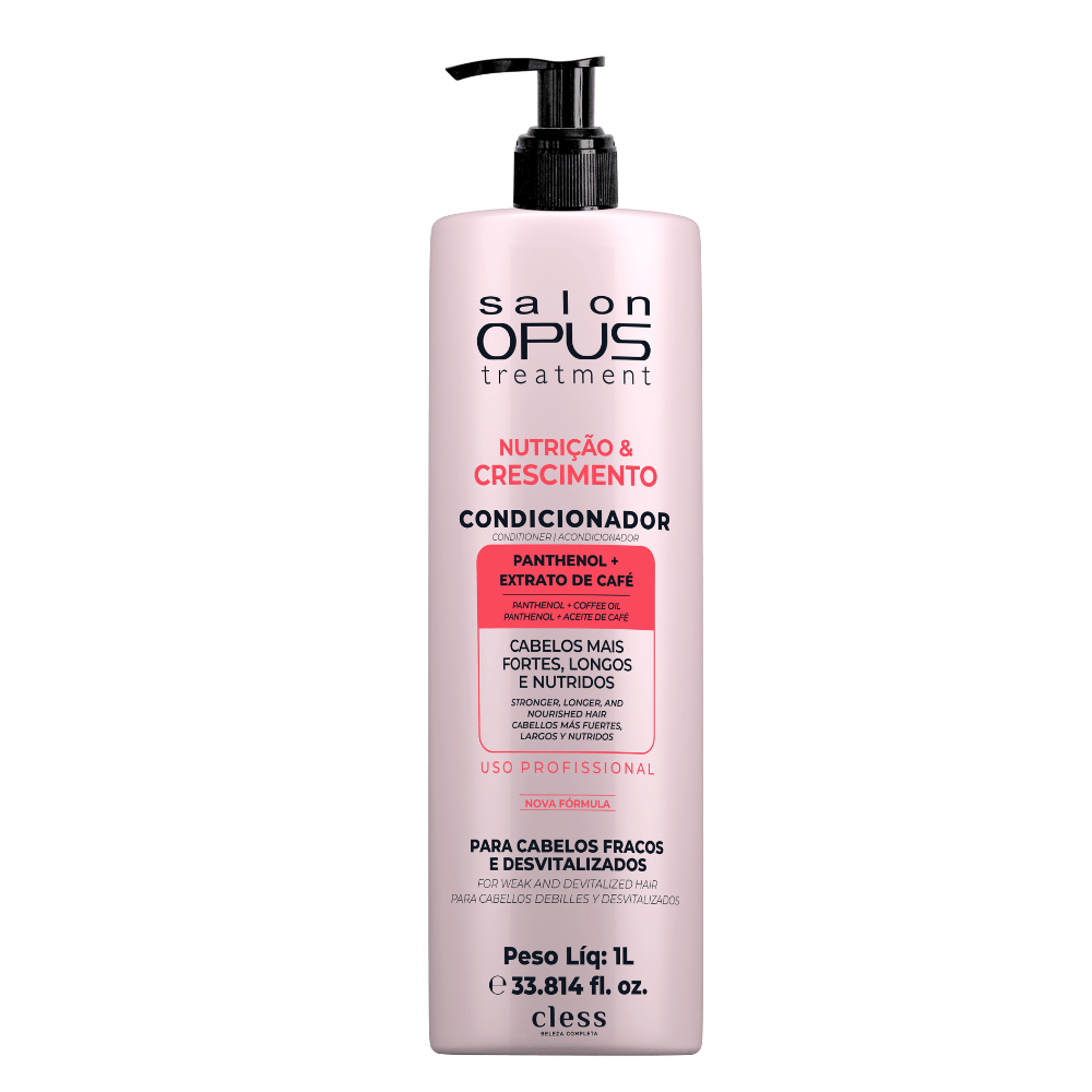 Condicionador Profissional  Nutrição & Crescimento Salon Opus 1L