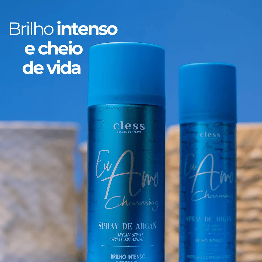 Kit Tratamento Argan Efeito Glow Completo Eu Amo Charming ÚNICO 8