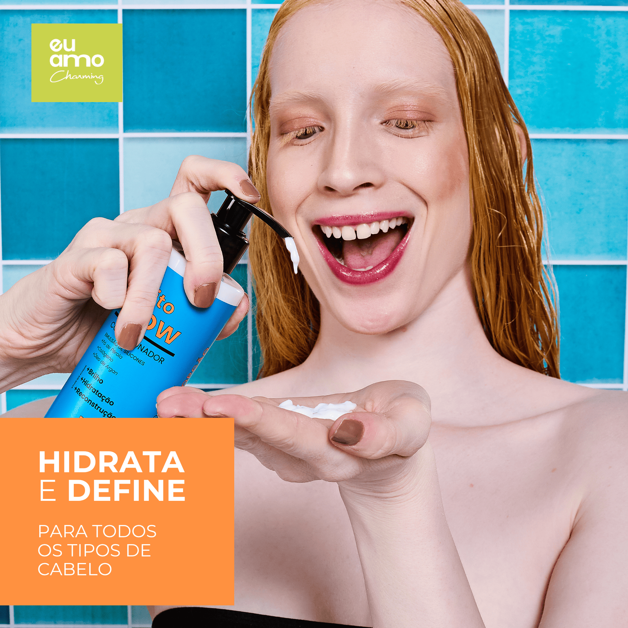 Condicionador Argan Efeito Glow Eu Amo Charming 200ml 200ml 5