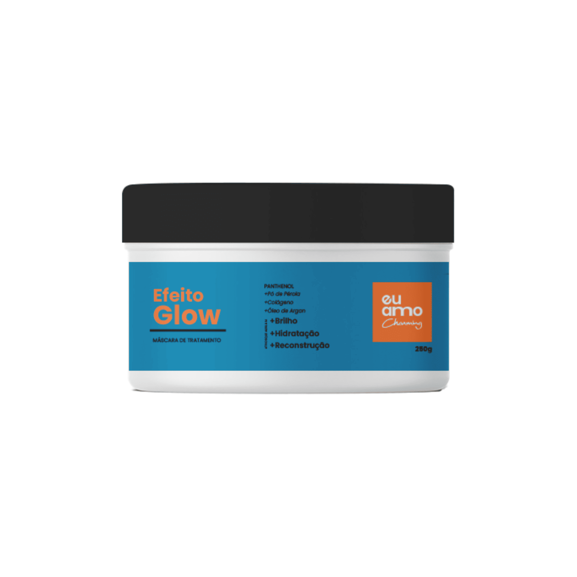 Mascara de Tratamento Argan Efeito Glow Eu Amo Charming 250g