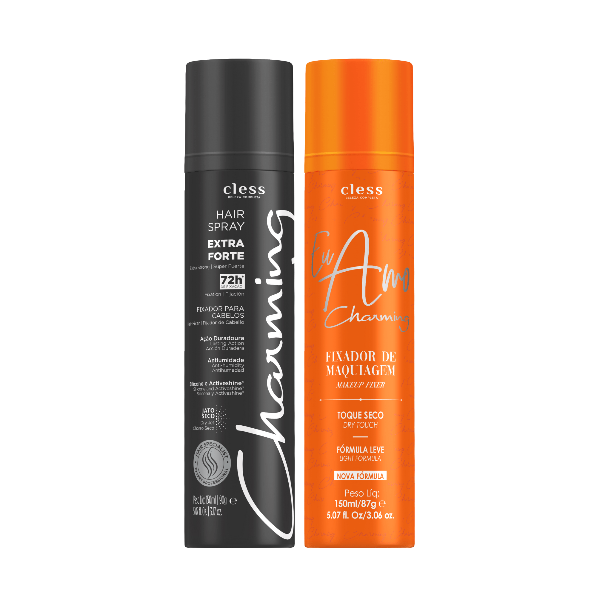 Kit Fixação Completa Fixa Maquiagem e Hair Spray Extra forte