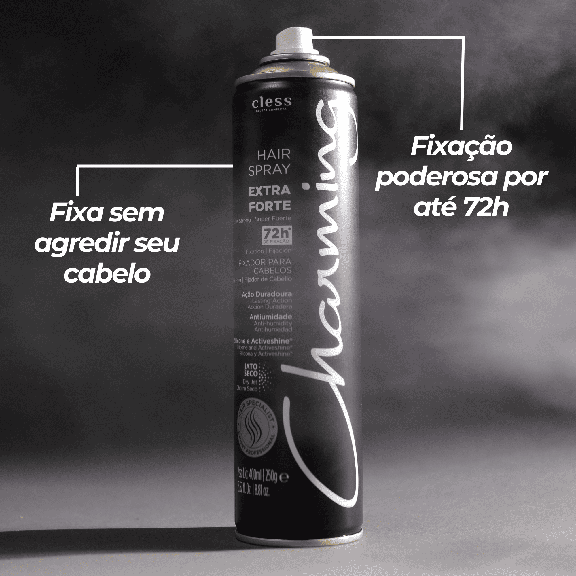 Kit Fixação Completa Fixa Maquiagem e Hair Spray Extra forte ÚNICO 2