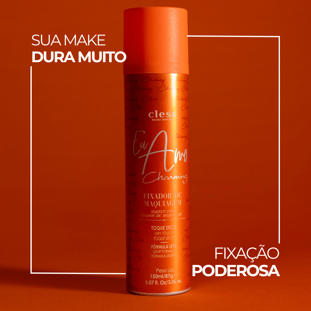 Kit Fixação Completa Fixa Maquiagem e Hair Spray Extra forte ÚNICO 4
