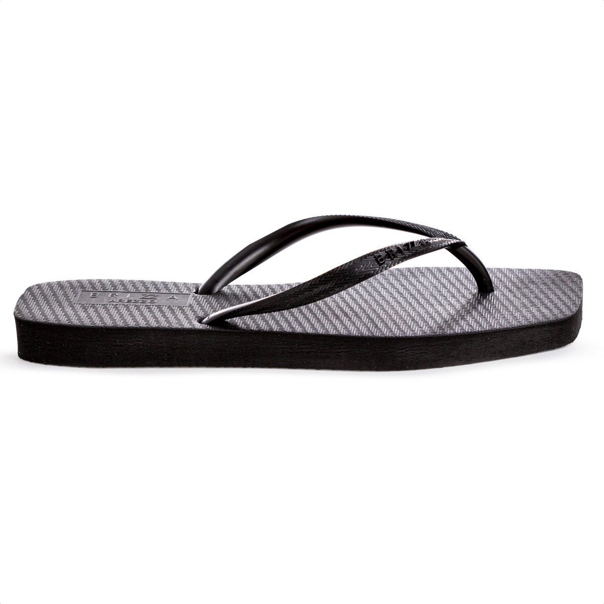 Chinelo Brizza Arezzo Bico Quadrado Preto - Feminino Preto 2