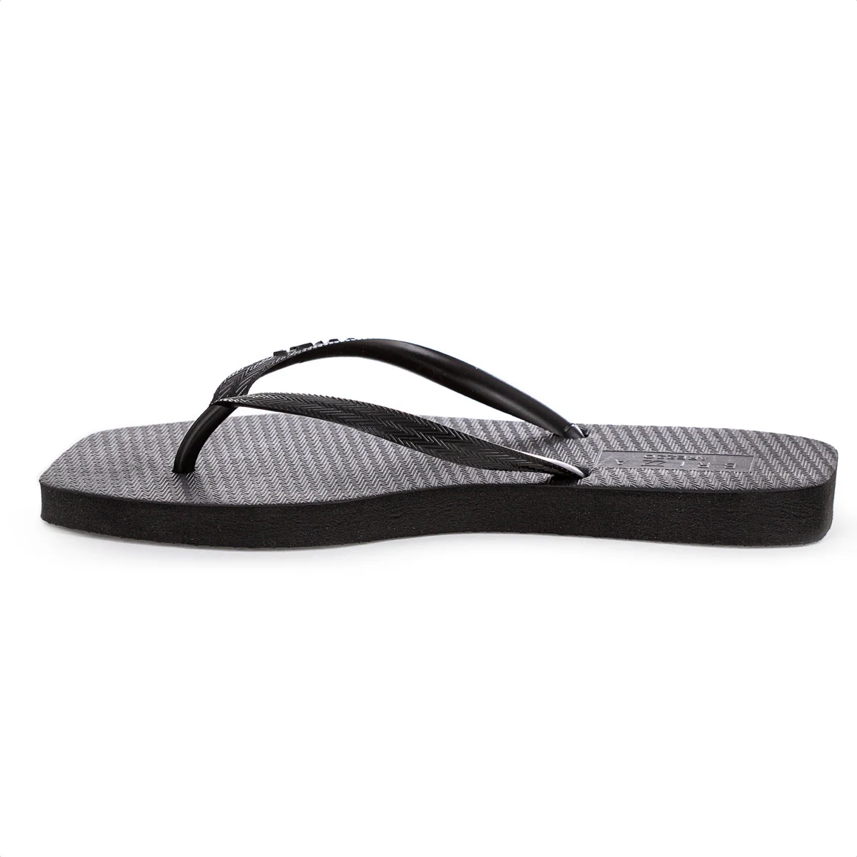 Chinelo Brizza Arezzo Bico Quadrado Preto - Feminino Preto 3