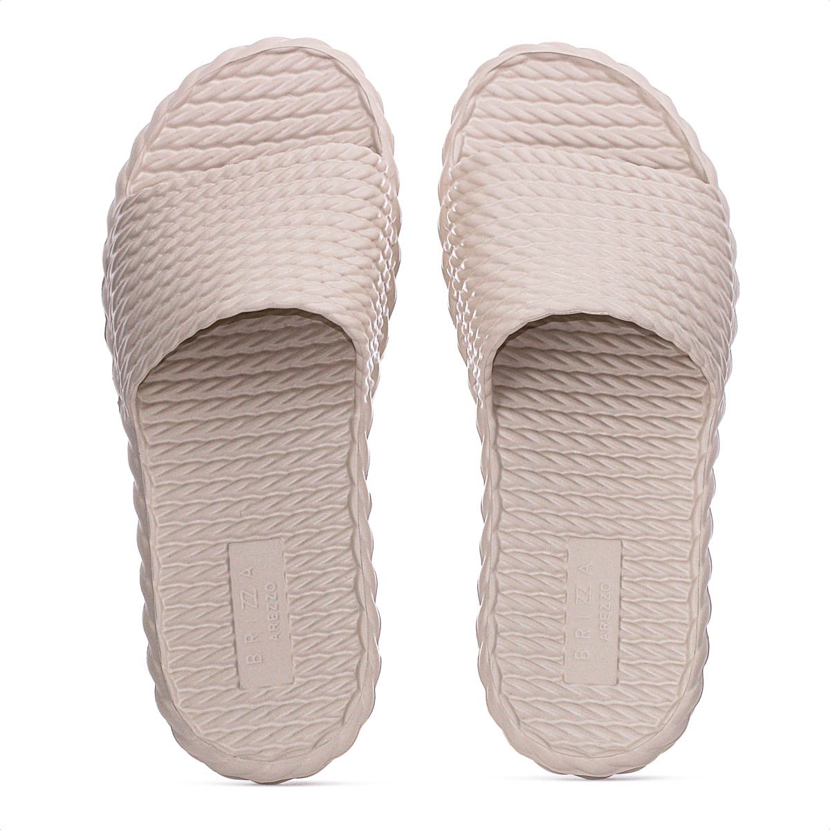 Chinelo Slide Brizza Arezzo EVA Off White Jelly - Feminino Off White 7
