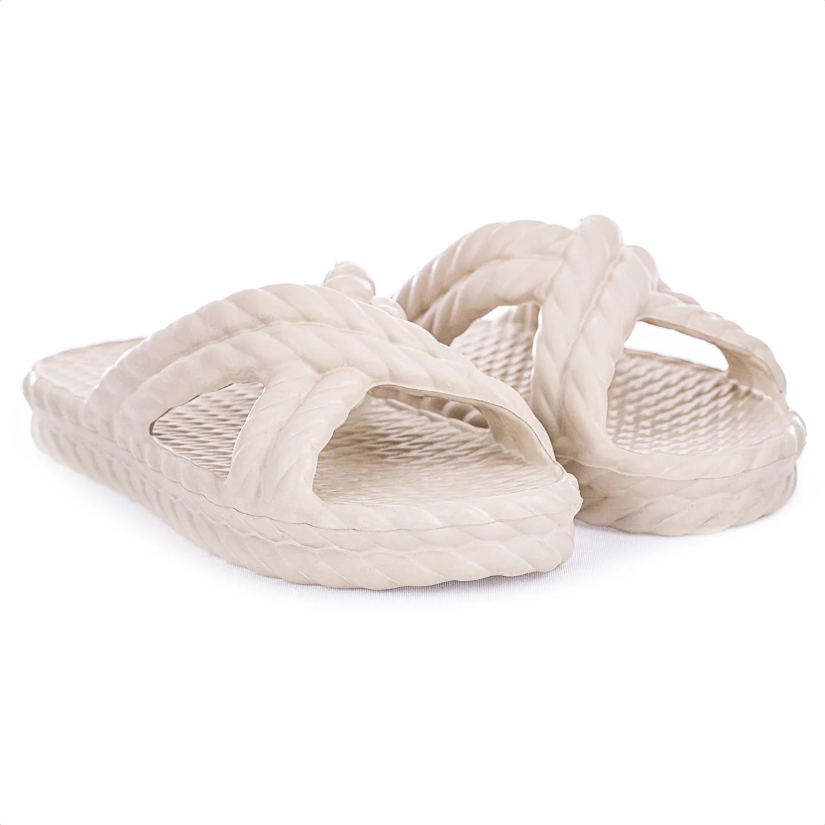 Chinelo Brizza Arezzo EVA Trancado Off White - Feminino Off White 4