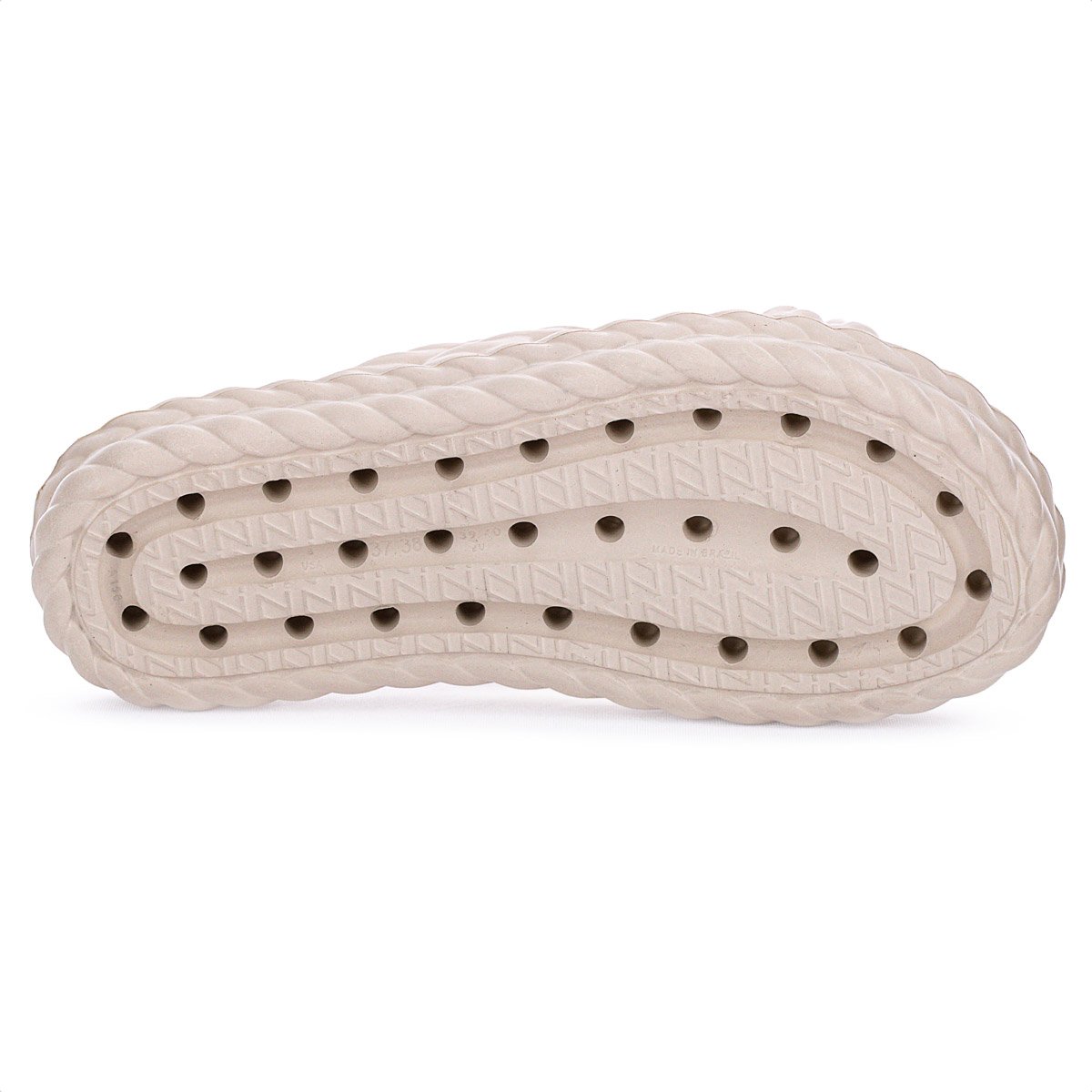 Chinelo Brizza Arezzo EVA Trancado Off White - Feminino Off White 7