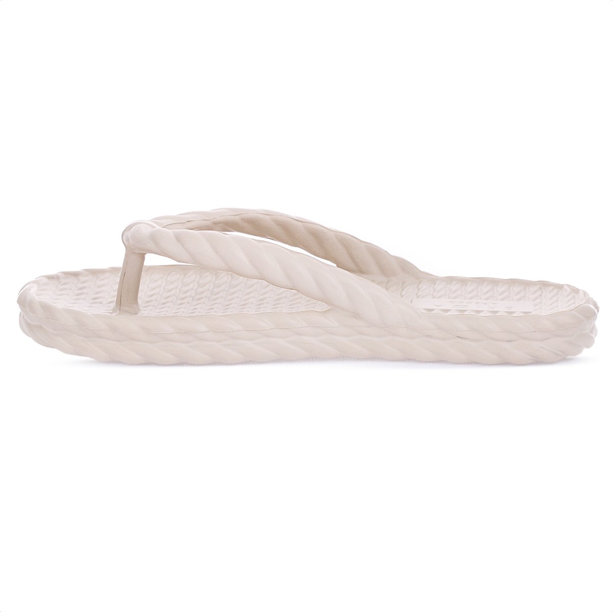 Chinelo Brizza Arezzo EVA Off White - Feminino Bege 3
