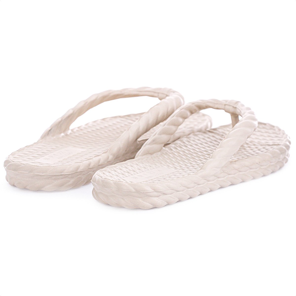 Chinelo Brizza Arezzo EVA Off White - Feminino Bege 5