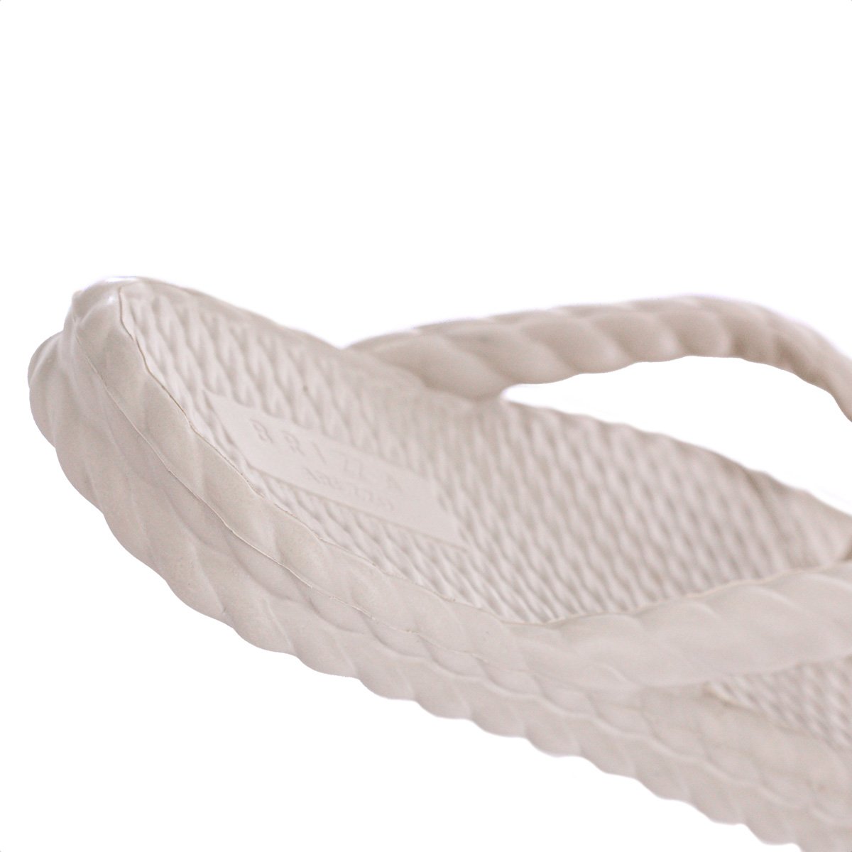 Chinelo Brizza Arezzo EVA Off White - Feminino Bege 8