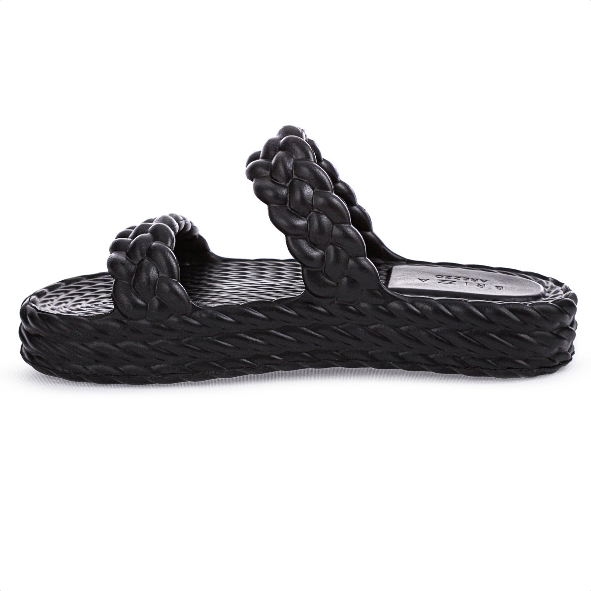 Sandalia Brizza Arezzo EVA Salto Baixo Preto - Feminino Preto 2