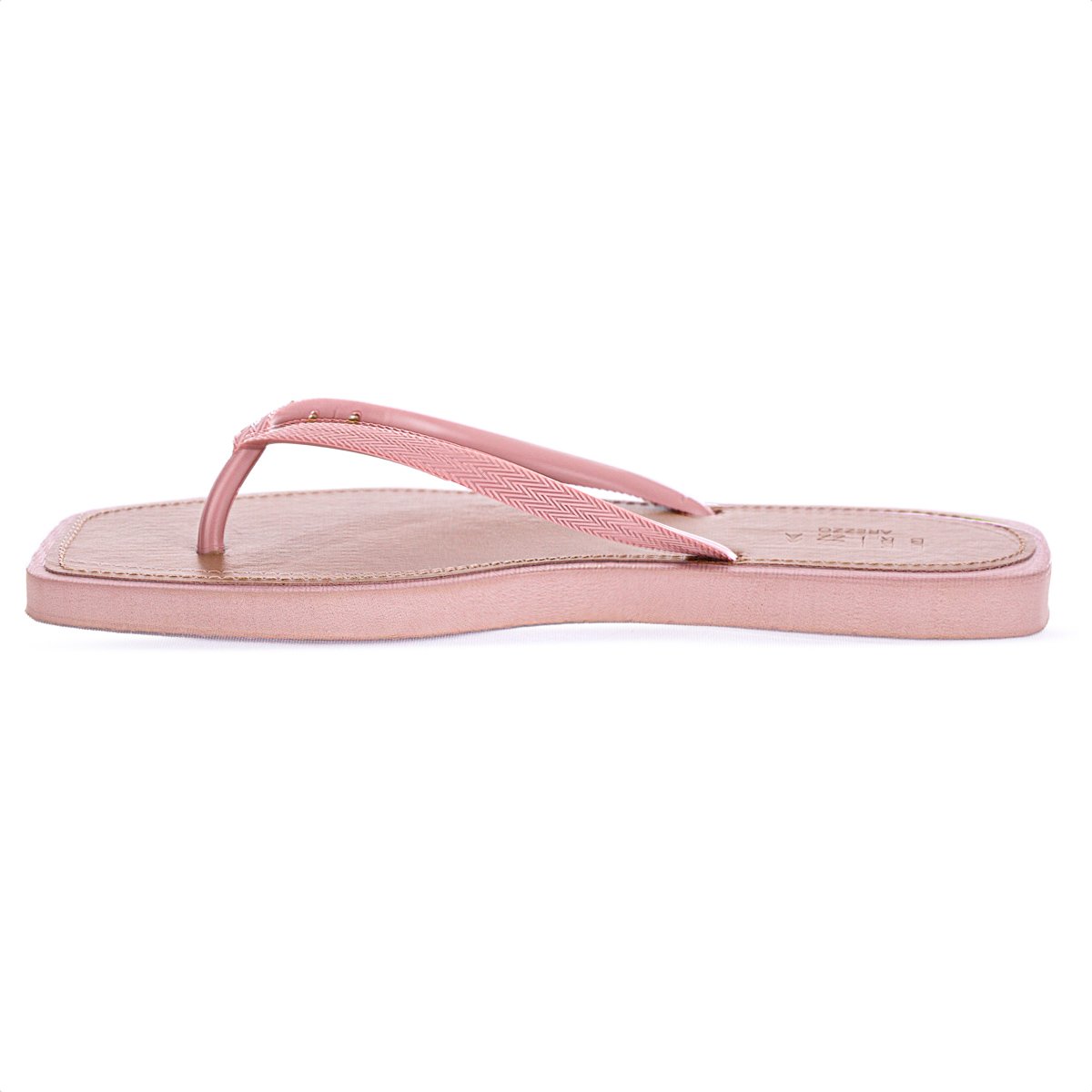 Chinelo Brizza Arezzo Bico Quadrado Rosa Jelly - Feminino Rosa 3