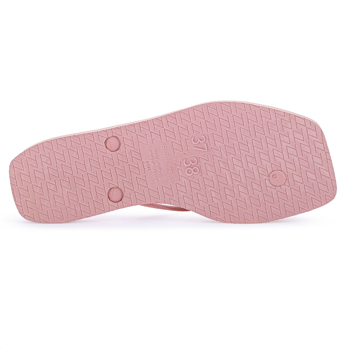 Chinelo Brizza Arezzo Bico Quadrado Rosa Jelly - Feminino Rosa 6