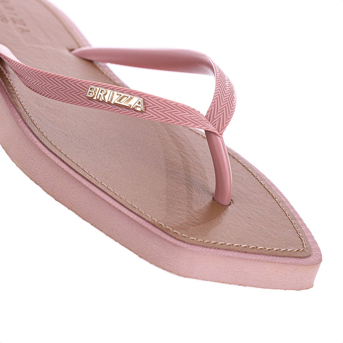 Chinelo Brizza Arezzo Bico Quadrado Rosa Jelly - Feminino Rosa 7