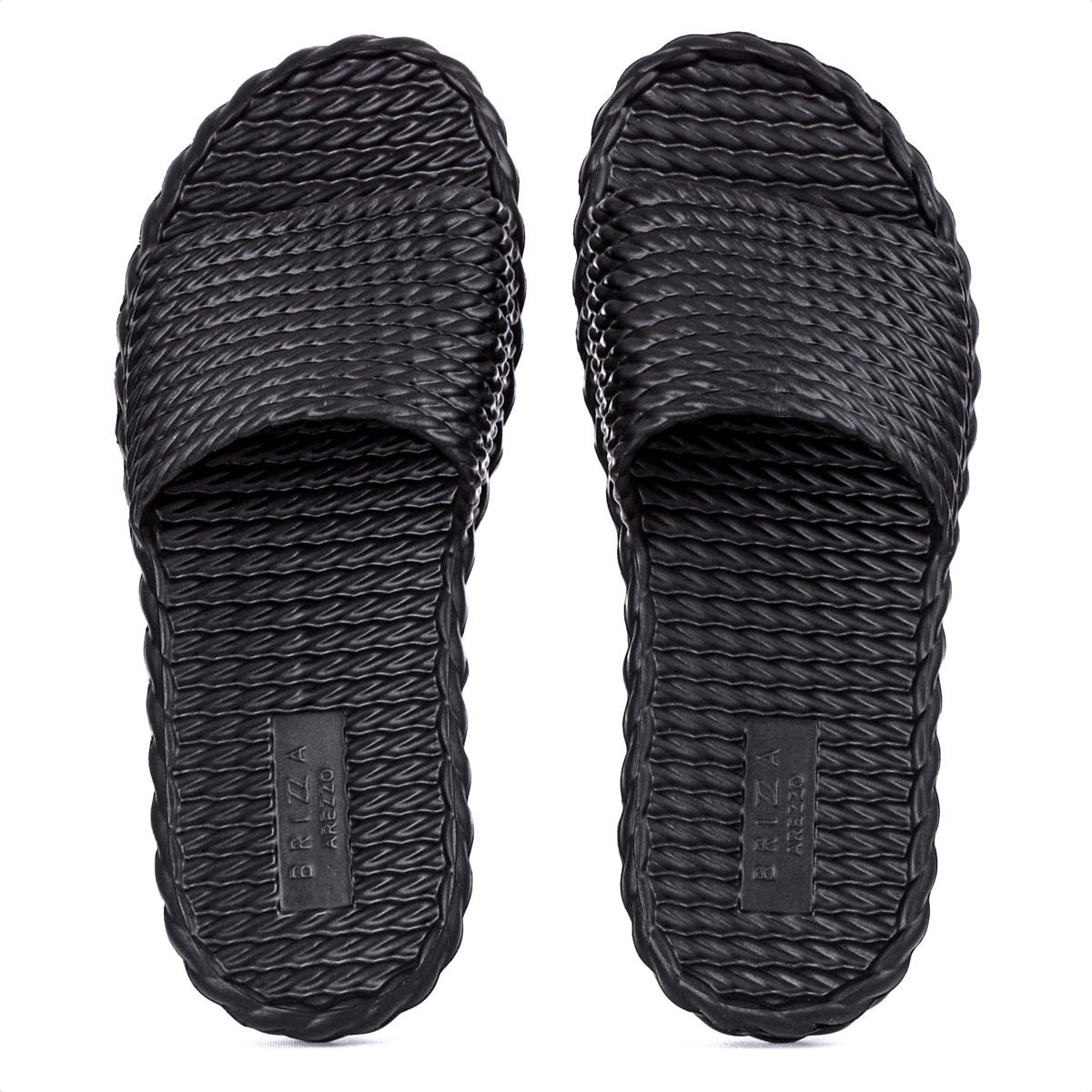 Chinelo Slide Brizza Arezzo EVA Preto - Feminino Preto 5