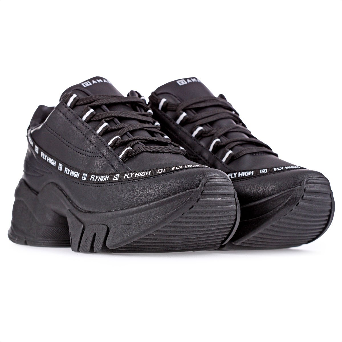 Tenis Ramarim Fly High Preto Feminino