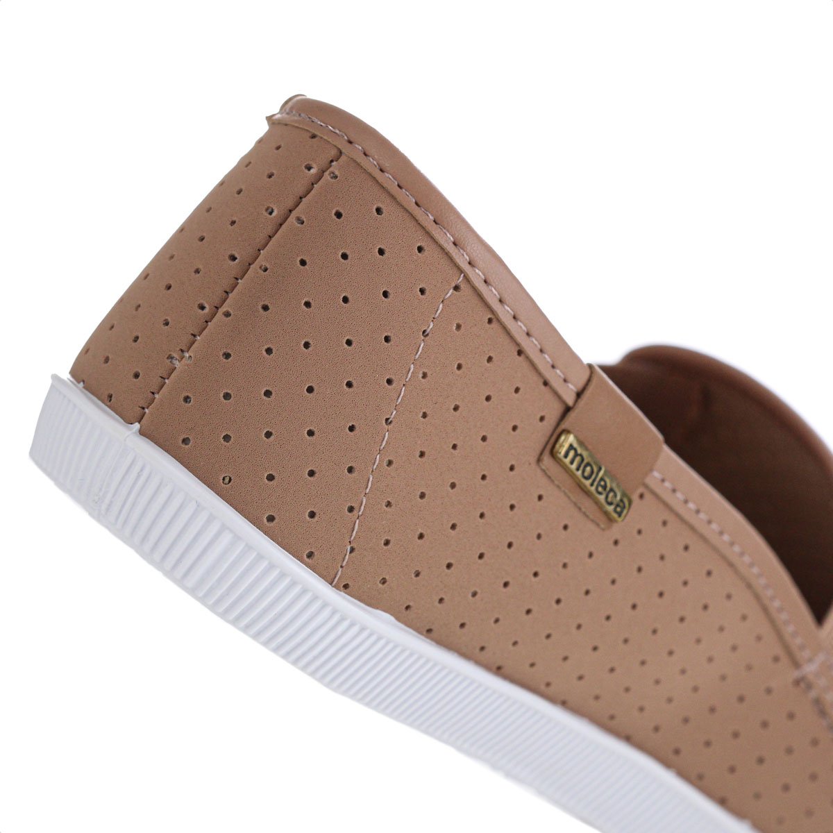 Alpargata Moleca Microfuros Nude - Feminino Bege 4