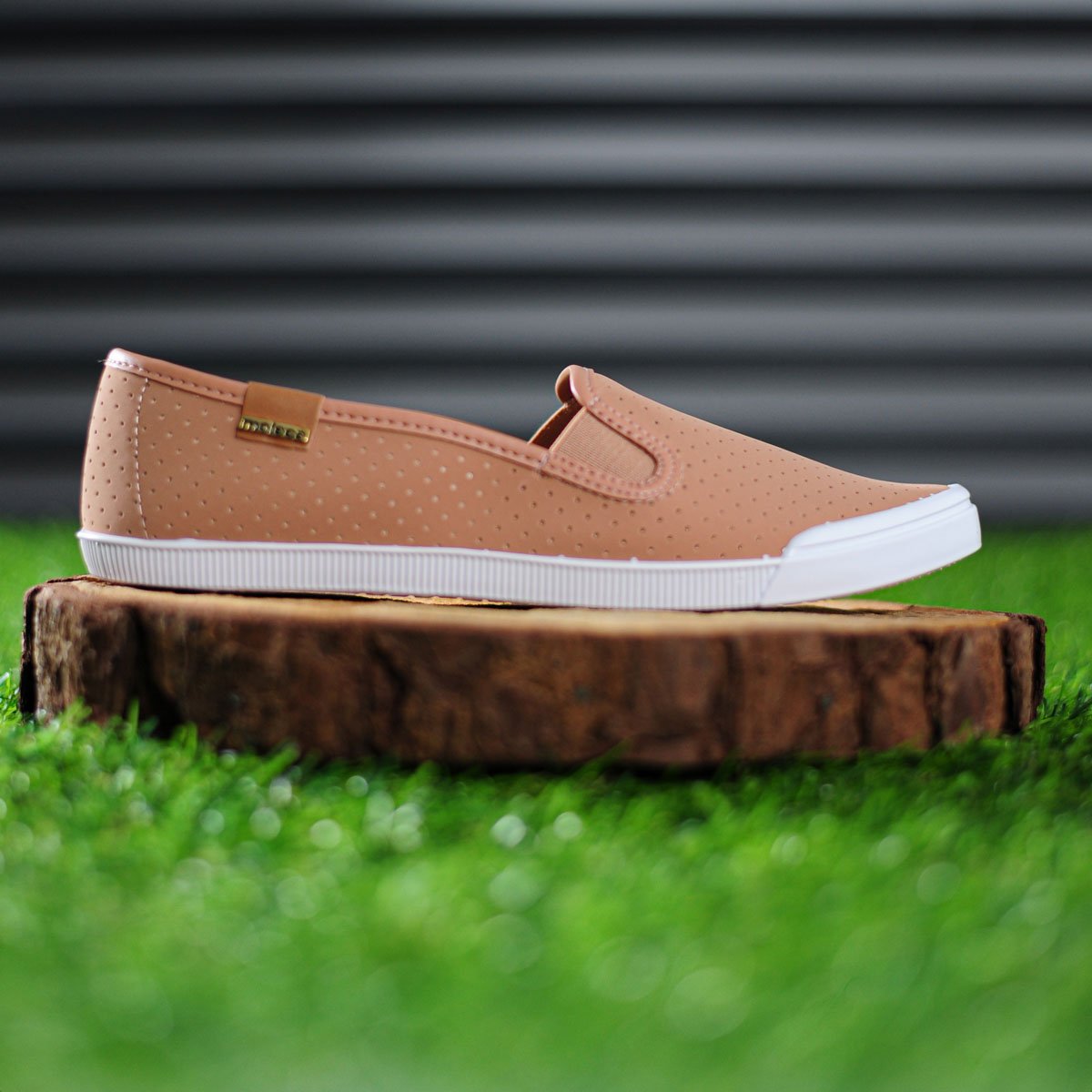 Alpargata Moleca Microfuros Nude - Feminino Bege 6