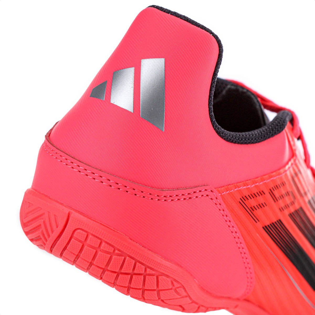 Chuteira Adidas Futsal F50 Club Laranja Rosa e Preto - Masculino Laranja 4