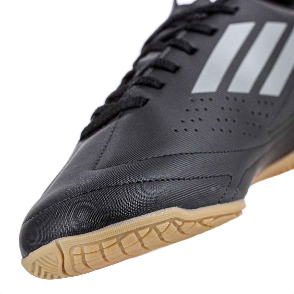 Chuteira Adidas Futsal Deportivo III Preta e Cinza  - Masculina Preto 3