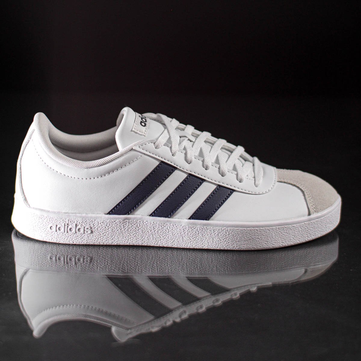 Tenis Adidas VL Court Base Branco e Marinho - Unissex Branco 6