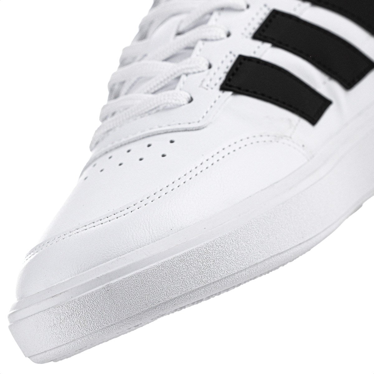 Tenis Adidas Courtblock Branco e Preto - Masculino  Branco 3