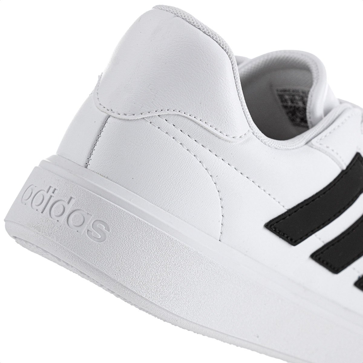 Tenis Adidas Courtblock Branco e Preto - Masculino  Branco 4