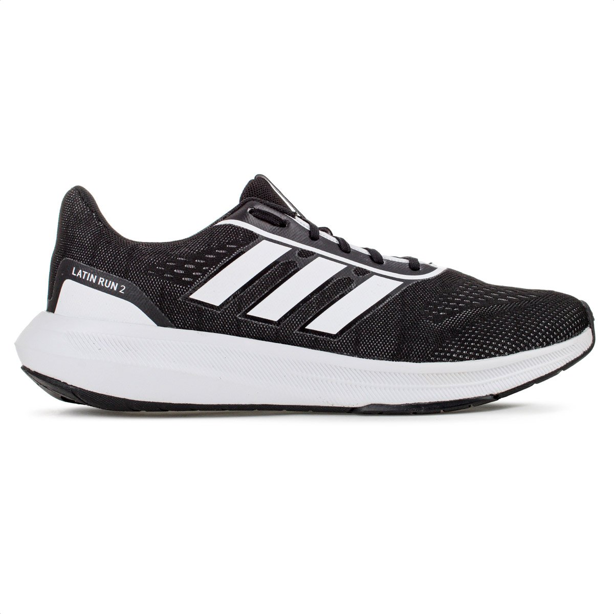 Tenis Adidas Latin Run 2 Preto e Branco - Masculino Preto 1