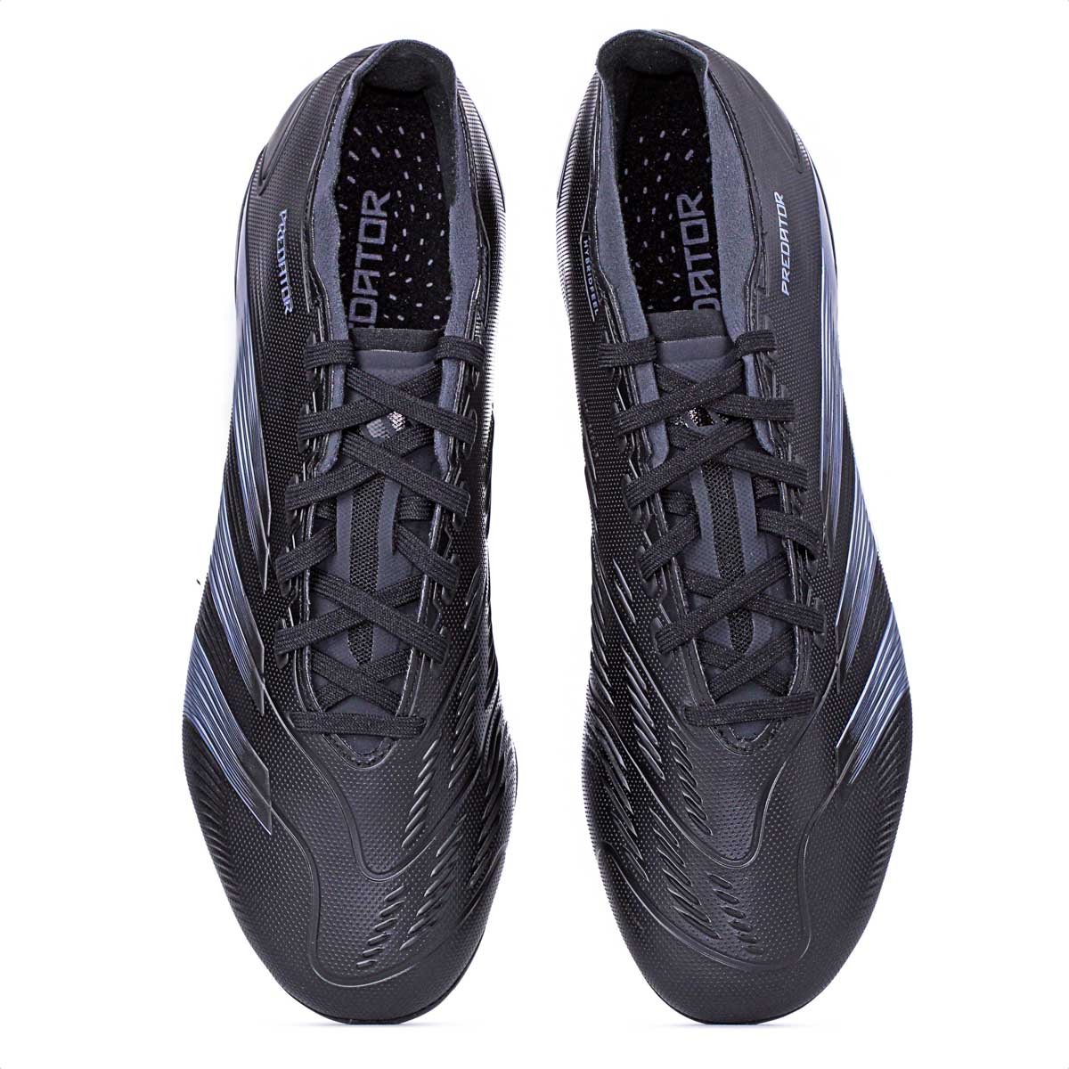 Chuteira Adidas Campo Predator League FG Preto e Chumbo - Masculino Preto 5