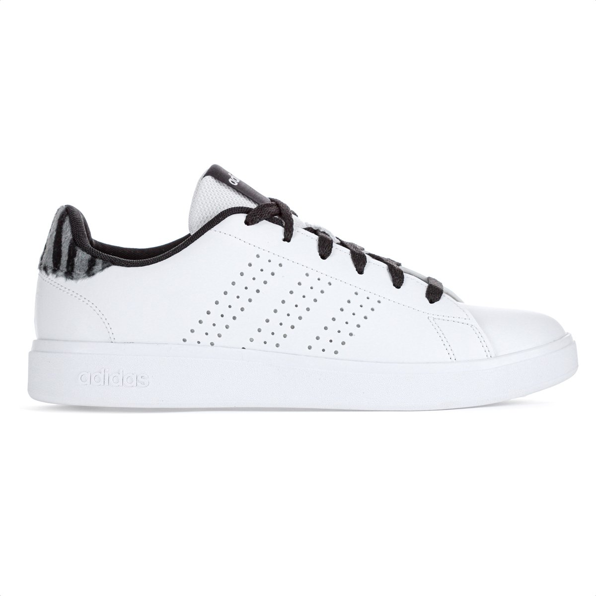 Tenis Adidas Advantage Base 2.0 Branco e Preto - Feminino Branco 1
