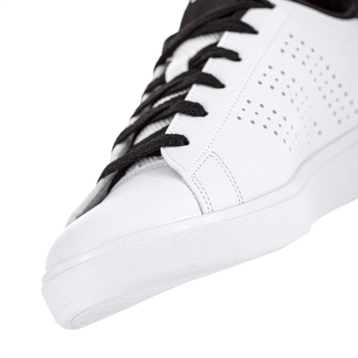 Tenis Adidas Advantage Base Branco e Preto Feminino Branco
