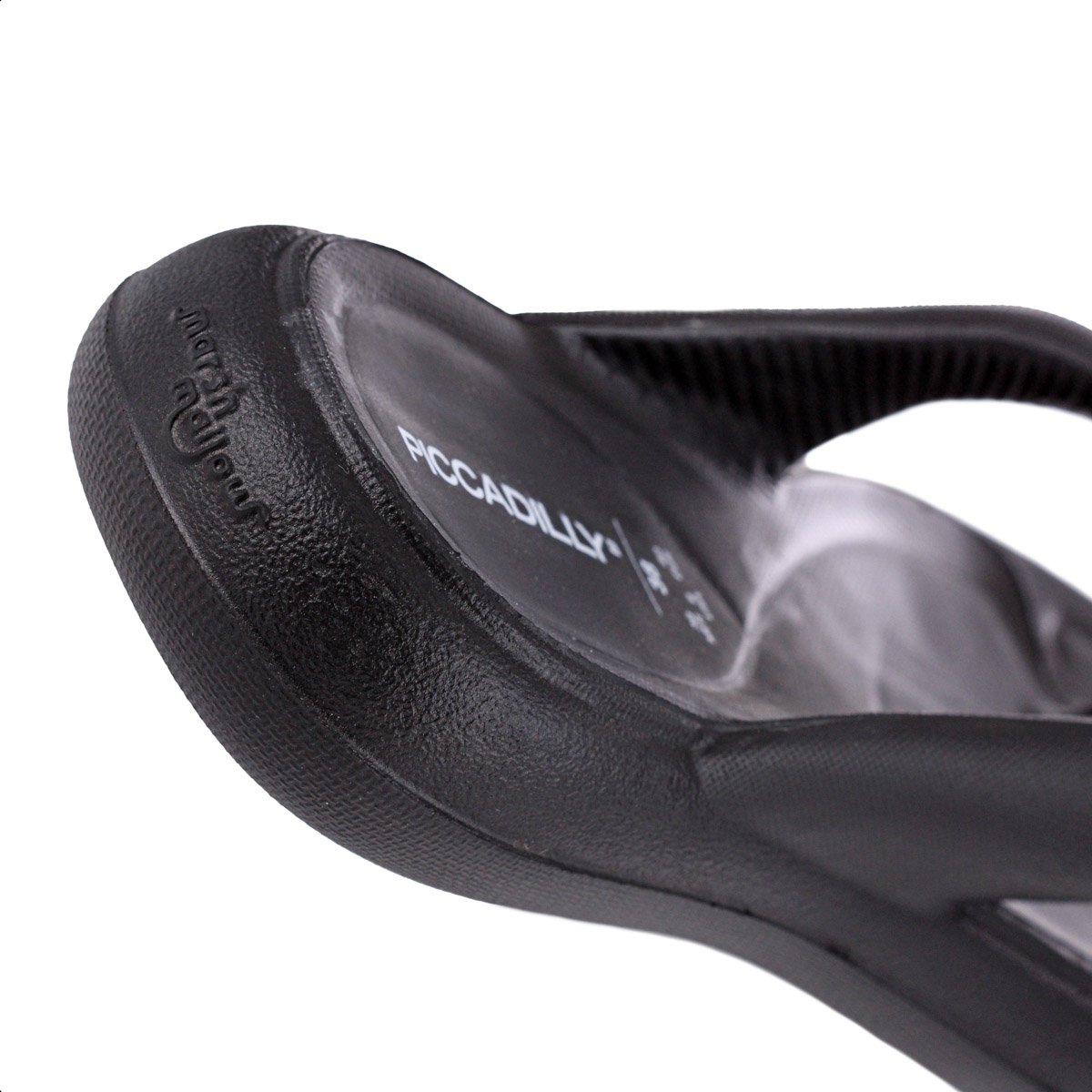 Chinelo Piccadilly Marshmallow Preto - Feminino Preto 9