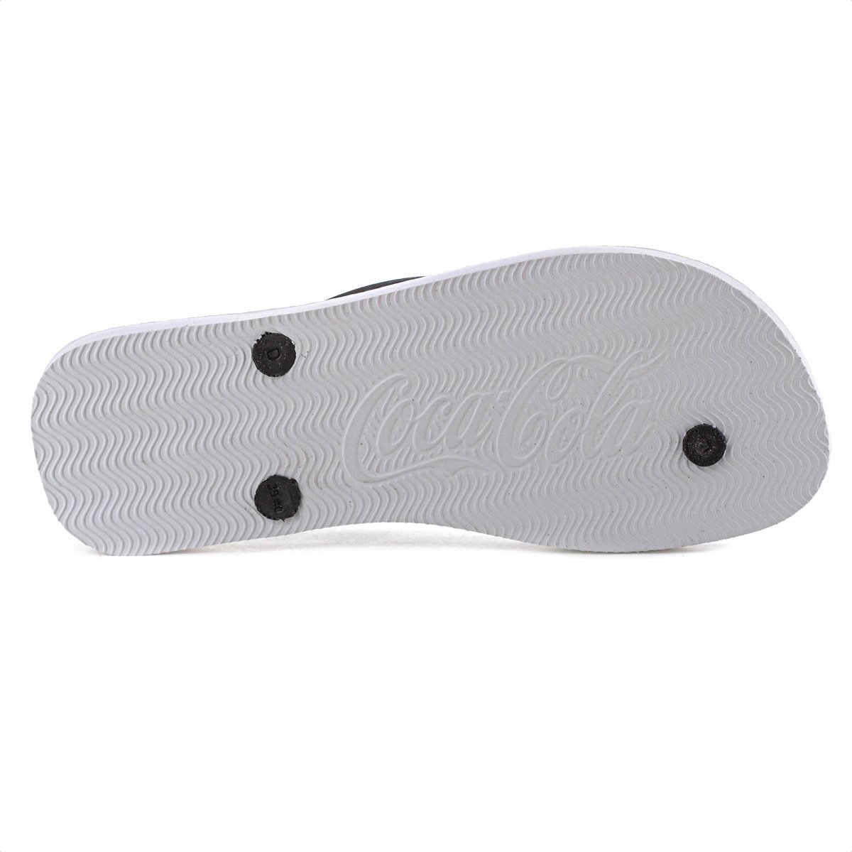 Chinelo Coca Cola Nickel Wood 2 Cinza Branco e Preto - Masculino Cinza 6