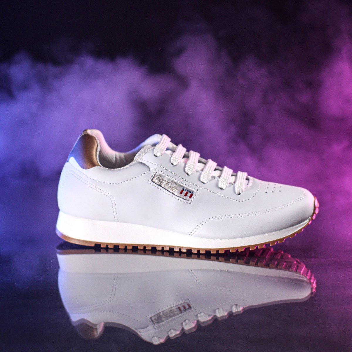 Tenis Coca Cola Sport Style Branco e Cobre - Masculino Branco 6