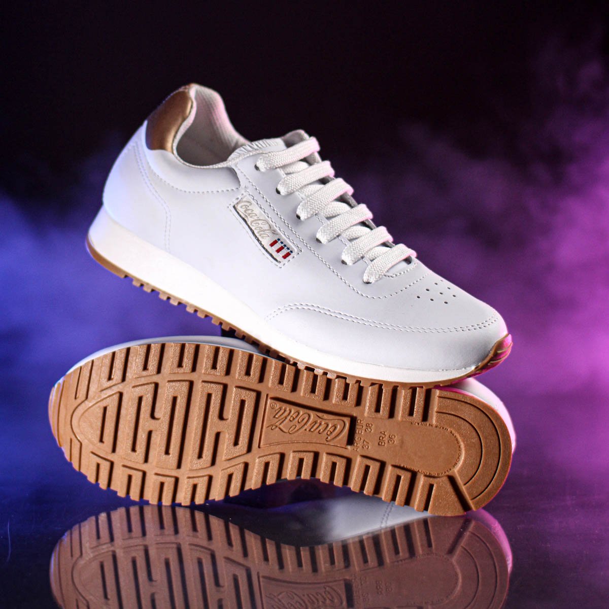 Tenis Coca Cola Sport Style Branco e Cobre - Masculino Branco 7