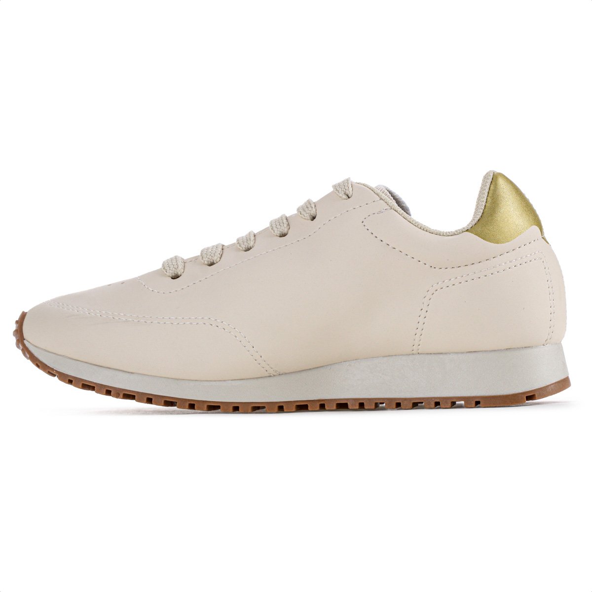 Tenis Coca Cola Sport Style Off White e Dourado - Masculino Bege 2