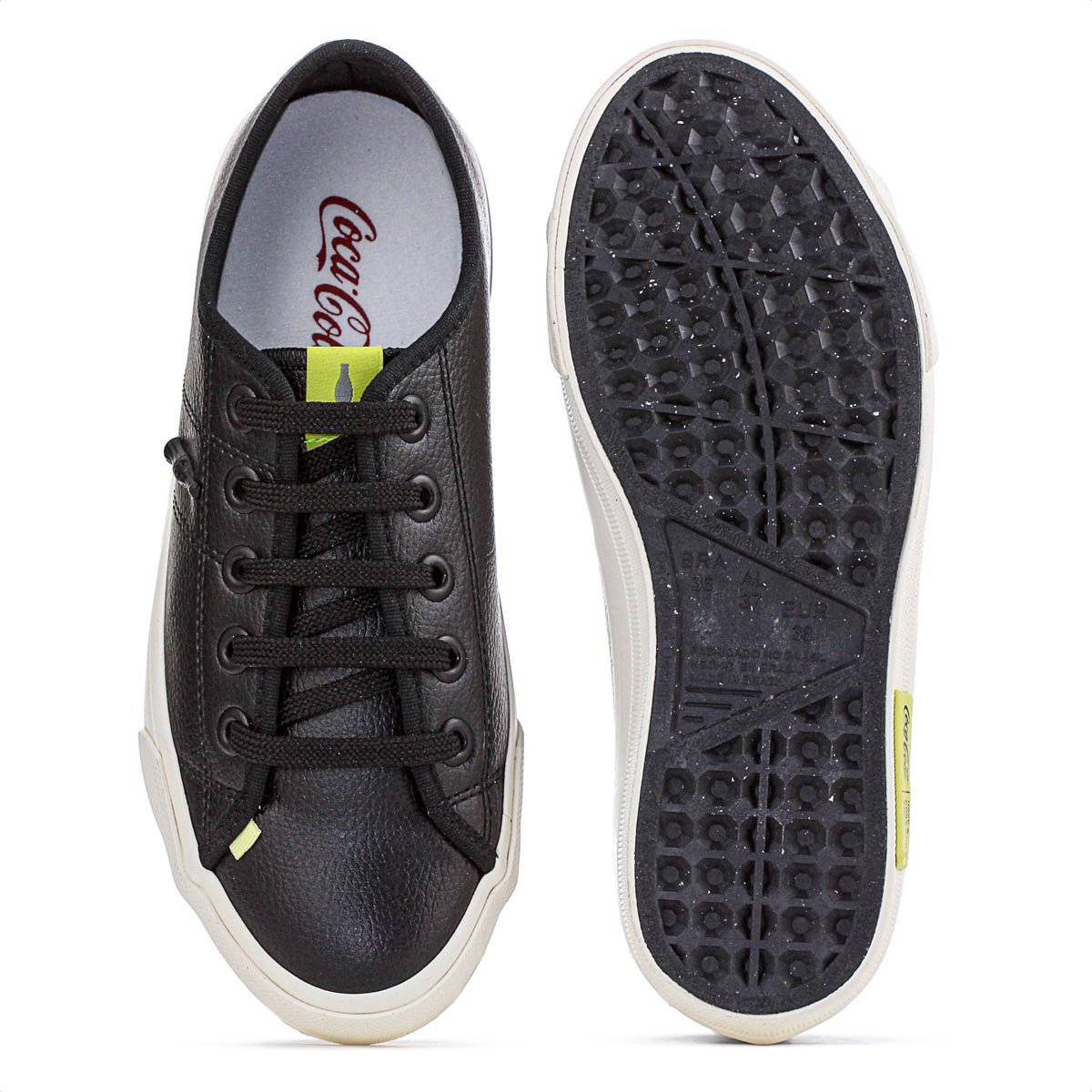 Tenis Coca Cola Miami Eco Preto - Feminino Preto 5