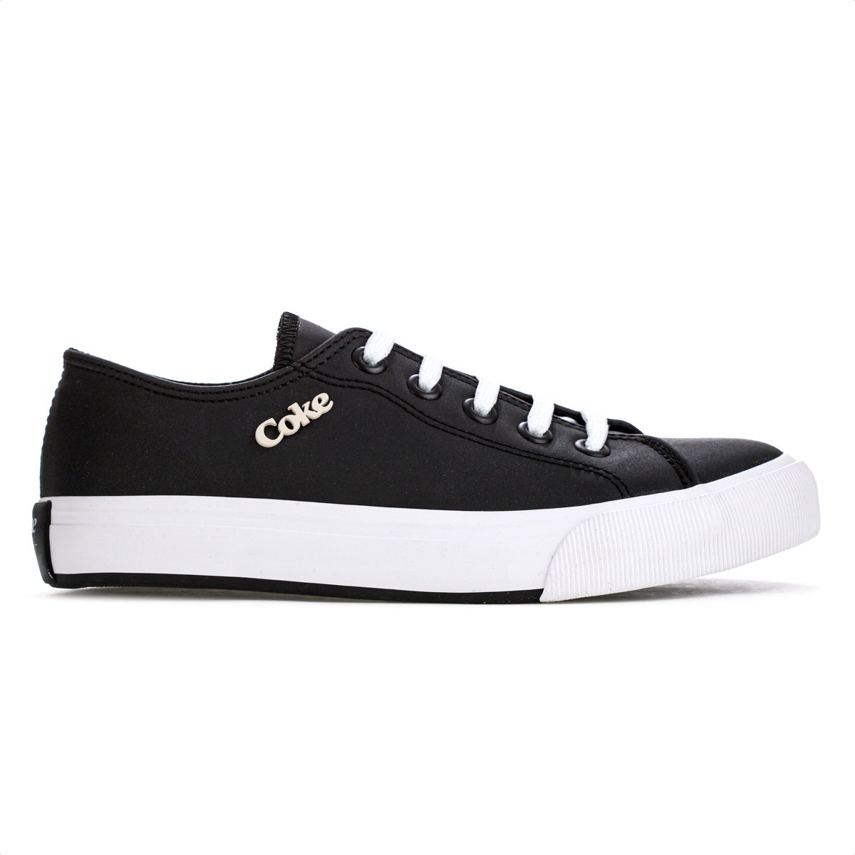 Tenis Coca Cola Sandy Town Preto e Branco - Feminino Preto 1
