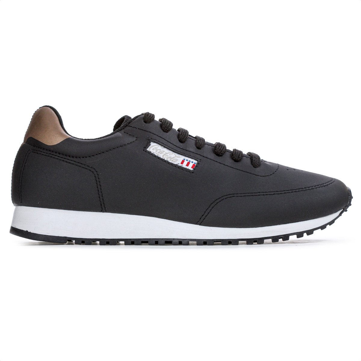 Tenis Coca Cola Sport Style Preto e Cobre - Feminino Preto 1