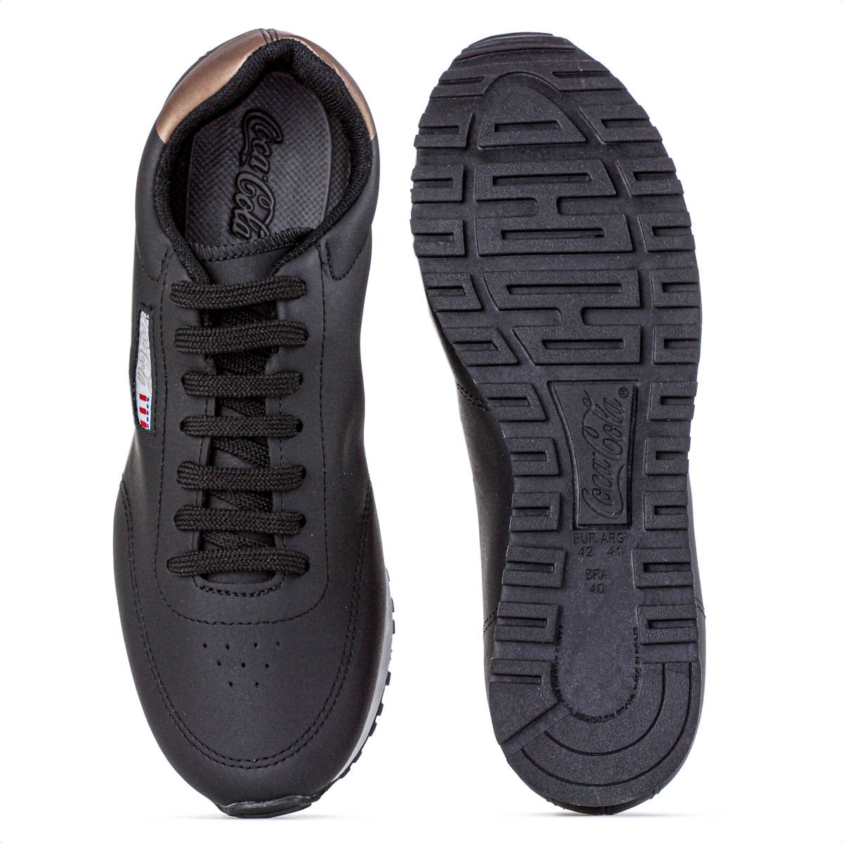 Tenis Coca Cola Sport Style Preto e Cobre - Feminino Preto 5
