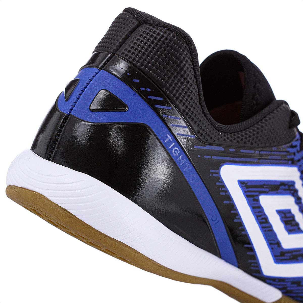 Chuteira Umbro Futsal Gravity Royal Preto e Branco - Masculino Azul 8