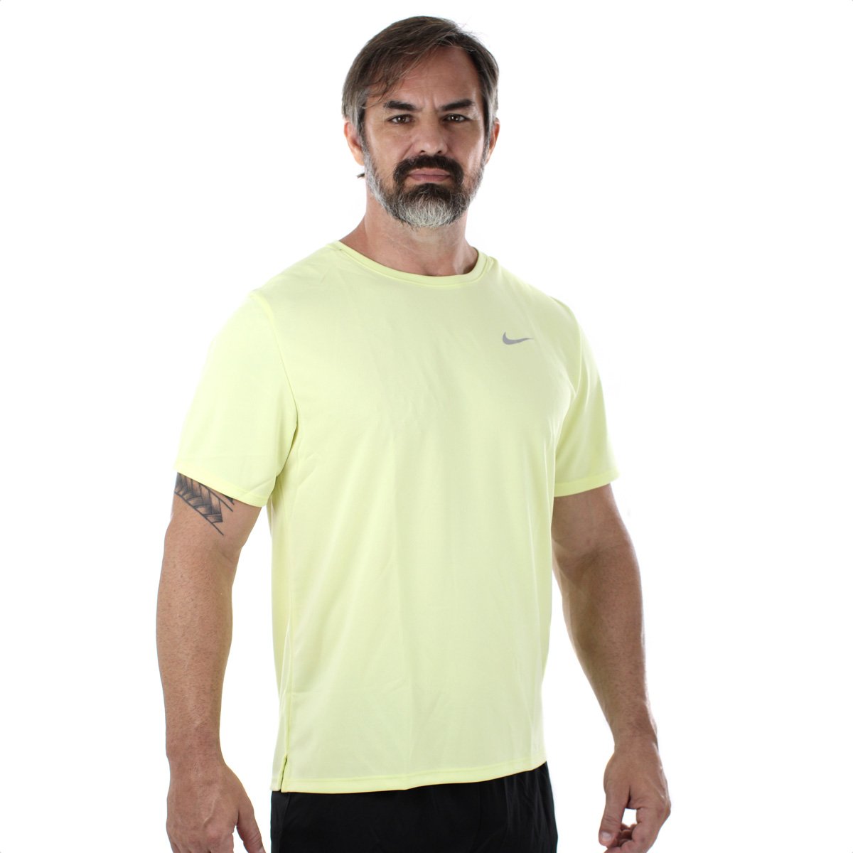 Camiseta Nike Dri-Fit UV Miler Amarelo - Masculina Amarelo 2